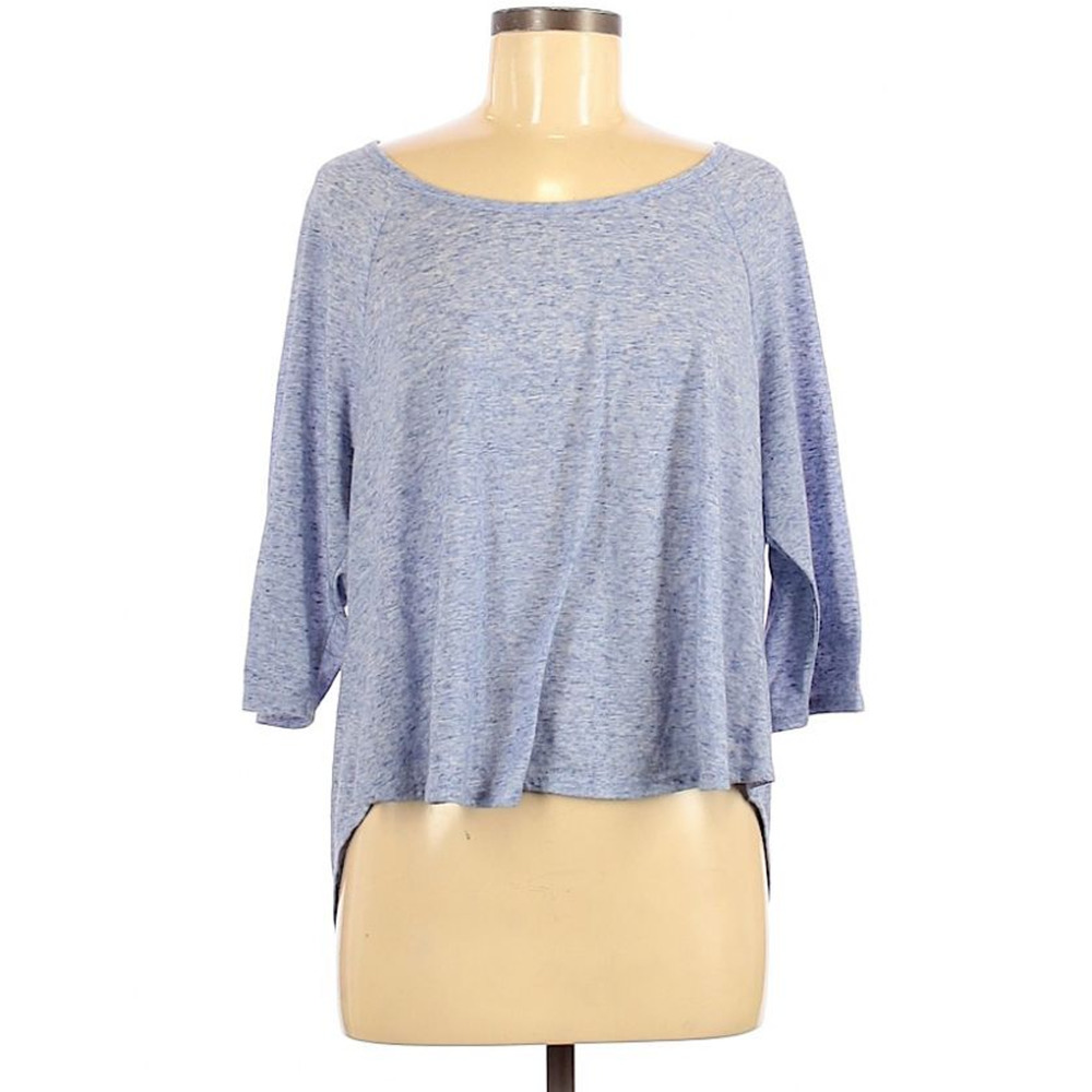 Victoria Secret VS 3/4 Sleeve Blue Top  pink